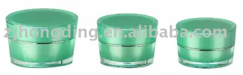 green round cosmetic jar