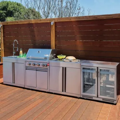 Custom Solid Wood Kitchen Cabinet Doors & Outdoor Kitchen Island Designs