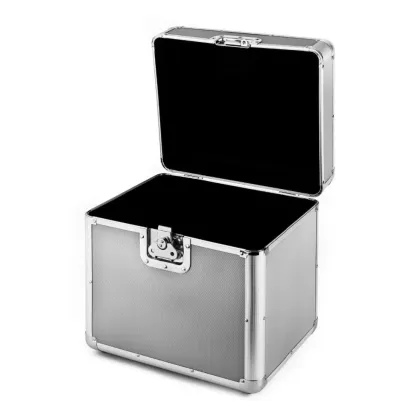 Factory Direct Vinyl Aluminum Record Case - OEM & ODM Aluminum DJ Box Storage for 70 LPs