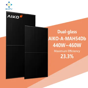 Eu Stock: High Efficiency Aiko Solar Panels - Selecting the Perfect 440W to 460W IBC Aiko-A-Mah54Db Model with Dual-Glass for Home Use
