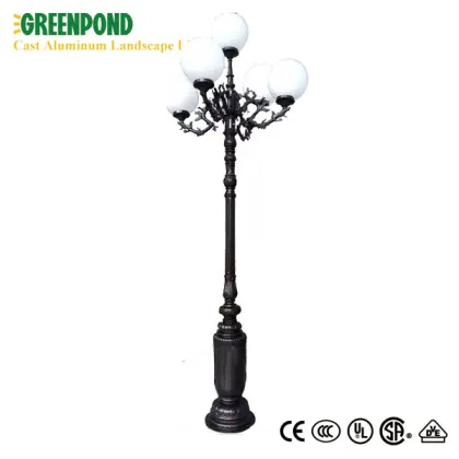 Cast Aluminum Globe Landscape Lighting for Pathway
