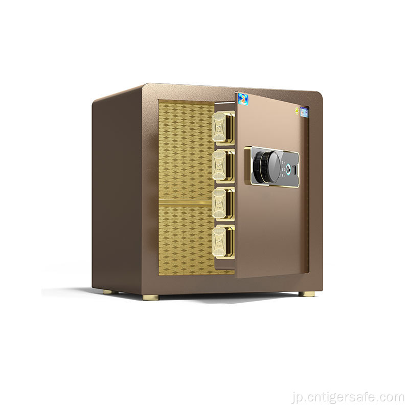 Tiger Safes Classic Series-Brown 40cmの高さの電気ロック