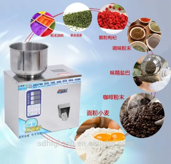 Tea Bag/Toner Powder/Small Powder Weighing Filling Machine 1-20g