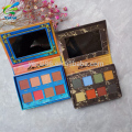 2018 Yecai Verpackung Make-up leere Karton Lidschatten-Palette, Make-up Lidschatten-Palette Private Label mit Spiegel