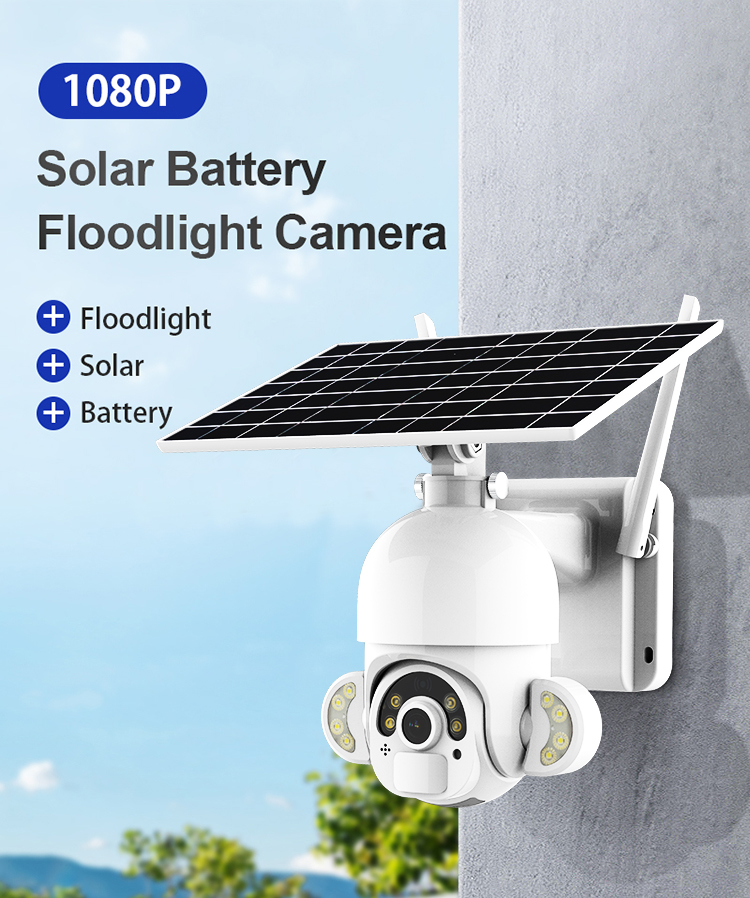 Smart Home Security Outdoor Solar CCTV Camera