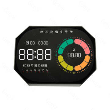 Fornitura di fabbrica Dimensioni personalizzate Monocroma LCD VA Black Color Segments Pannelli di schermate