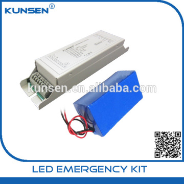 Tri-proof 18w t8 led emergency tube fixture for 100W LED lighting with external driver