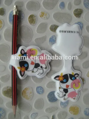 princess style lovely rabbit shape rubber magnetic book mark