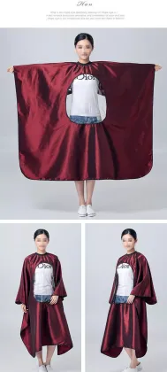 Waterproof Custom Pattern Hairdressing Cape with Window