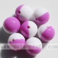 Double Colored Candy Beads Jewelry Finding DIY Beads