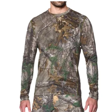 100% Merino Wool Camouflage Base Layer for Men