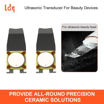 Transdutor ultrassônico para dispositivos de beleza