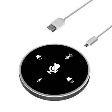 Professional Audio Equipment Bundle for PC: USB Computer Desktop Array Speaker, Condenser Microphone, and Boundary Microphone