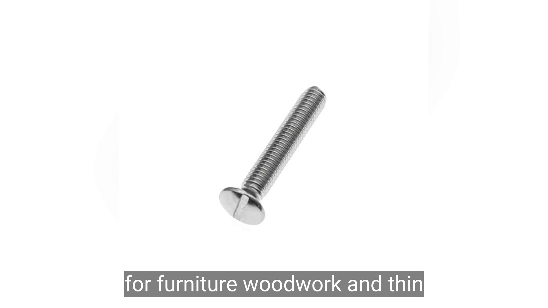 Custom Non-Standard Countersunk Flat Head Stainless Steel Machine Screw for Wood
