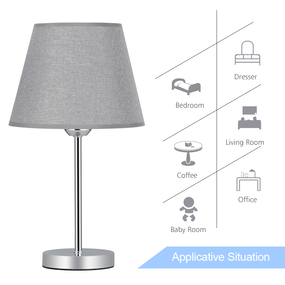 Small Modern Gray Lamp