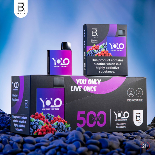 Bmor Yolo 800puffs 일회용 vape 펜 550mah