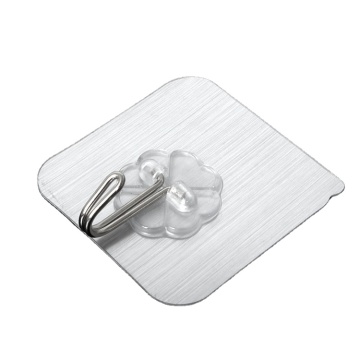 6cm Invisible Transparent Wall Hook | Strong Adhesive, Nail-Free, Self-Adhesive Metal Hook for Taobao Gifts