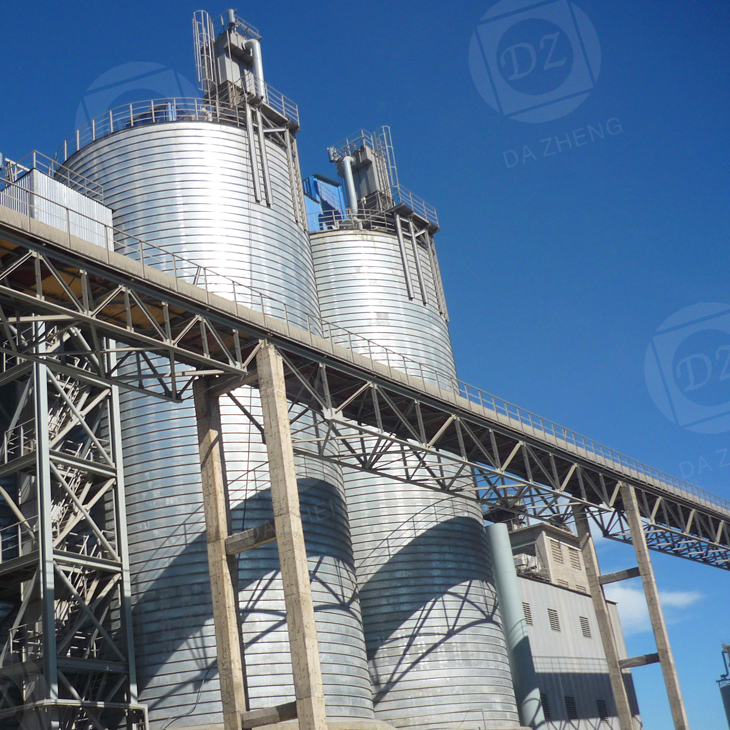 Insulation material slag powder silo