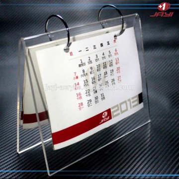 Custom Desk Calendar Plastic Stand/Calendar Pen Holder