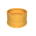 The mining truck wheel hub 143-2135/1432135 is suitable for dump truck models such as 777E, 776D, and 777D