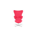 Replica designer egg shaped chair with ottoman