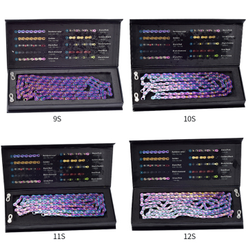 Sumc Color Electroplated 10/11/12 Speed ​​Mountain Bike Chain