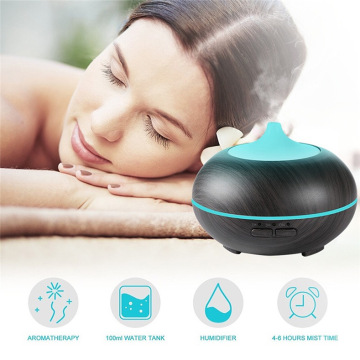 Aromatherapy sound diffuser wood aroma Oil humidifier