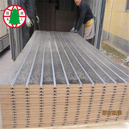 16 mm slot mdf grooved mdf board