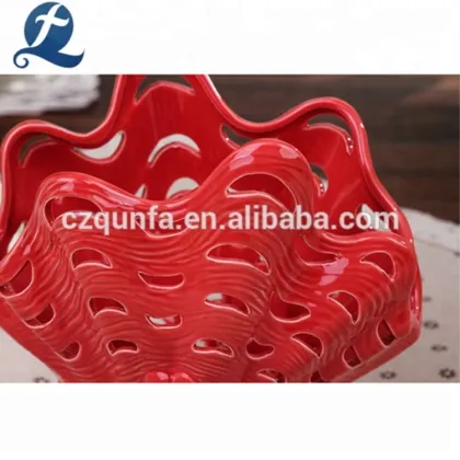 Unique Flower Design Decorative Ceramic Flower Pot
