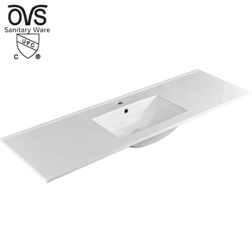 OVS cUPC North America Large Ceramic Countertop Bathroom Sink Basins for 4-Star Hotels