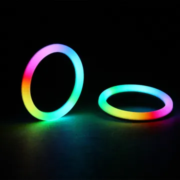 RGB Chasing 80mm Deep Coating Halo Rings LED Angel Eyes: Enhancing Your Vehicle's Lighting Experience