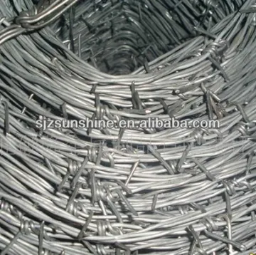high quality hot-dipped galvanized barbed wire