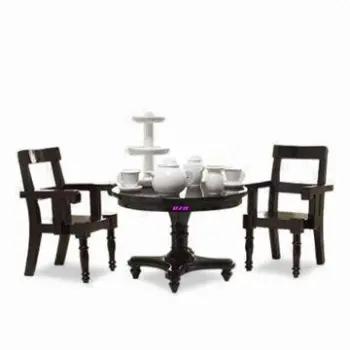 Dining Room Set, Made of Solid Wood or MDF, Composed of Table and Chair