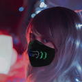 PM2.5 Filter LED Mask Bluetooth Programmable Glowing Mask