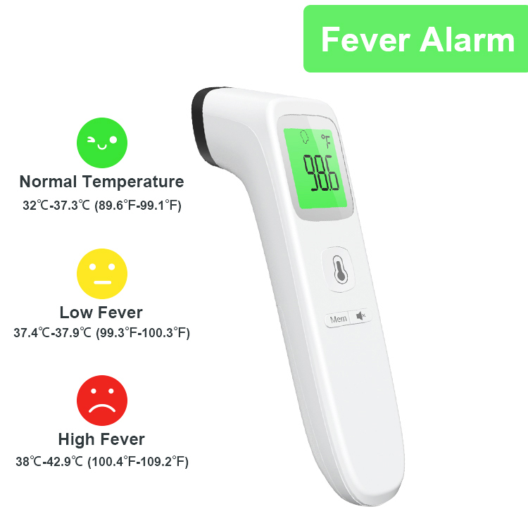 Body Object Digital Infrared Forehead Thermometer Gun