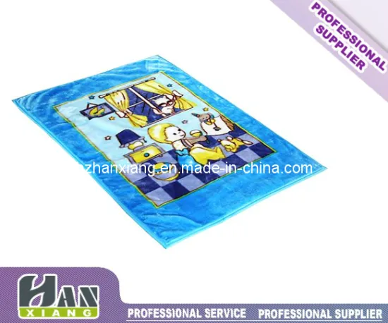 OEM Blanket Exporter Raschel Polyester Blanket Bed-Cover or Travel Blanket