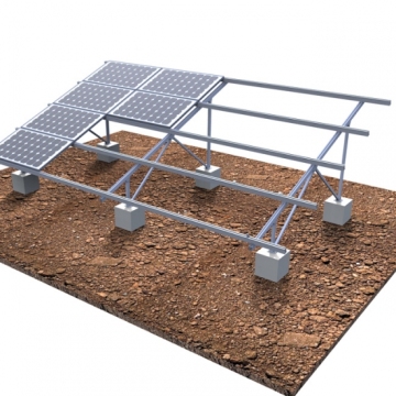 Galvanizing Steel PV Solar Panel Ground Mounting System Brackets