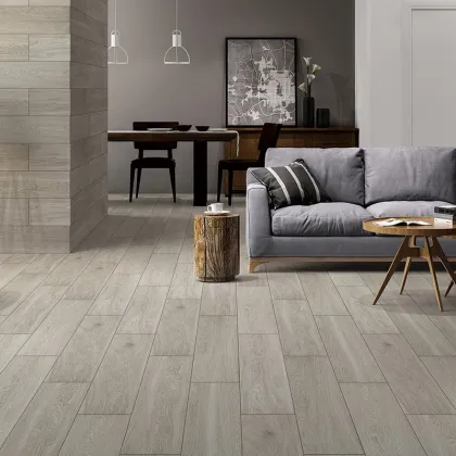 Solid Wood Imitation Porcelain Floor Tiles 200x1000mm Wooden Tiles