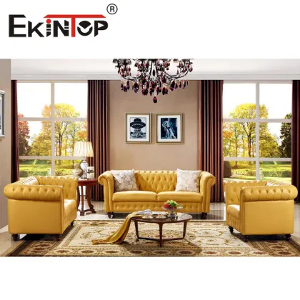 Modern High-End Luxury Leather Sofa Sets for Home Furniture