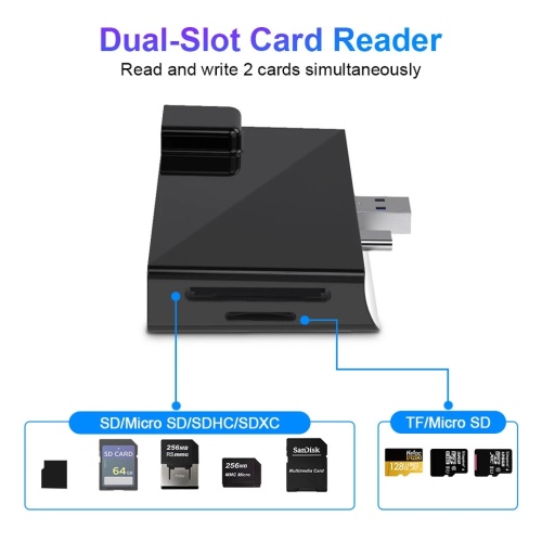 Hub USB pour lecteur de carte Dock Surface Pro7