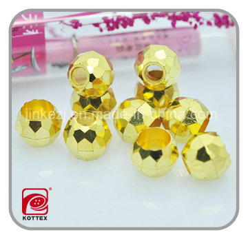 Gold Color Spring Plastic Stopper Cord Button/ Bead