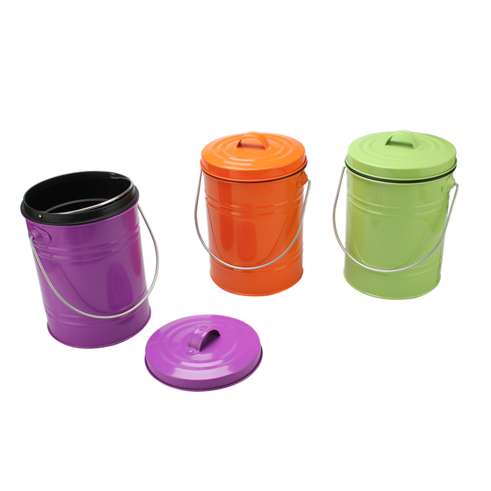 Multicolor Compost Pail