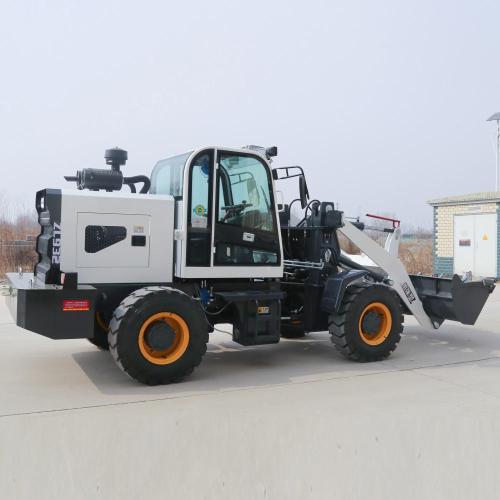 Small loader Four-wheel drive hydraulic forklift