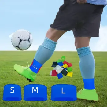 Breathable Silicone Soccer Shin Guard Tape - Knee Pads for Football Training & Matches