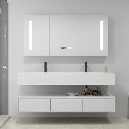 Modern Simple Bathroom Cabinet and Basin Combination