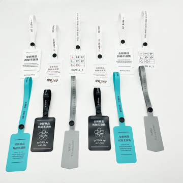 Environmental Protection Anti-Demolition Hang Tags for Customized Private Brand PVC