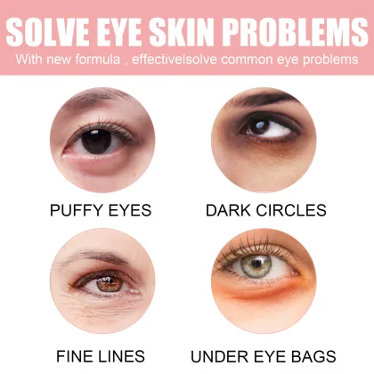 Ouhoe Pink Rose Eye Mask for Fine Lines, Dark Circles, and Firming Skin