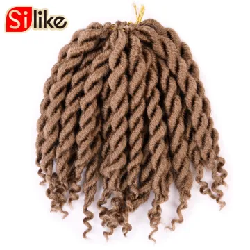 Faux Locs crochet hair with Curly Ends 12 roots/pack Synthetic Hair Crochet Braids Goddess Fauxs Locs Crochet Braiding Hair