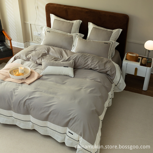 Hot sales soft cotton bedding four-piece set