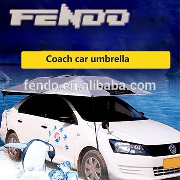 ดวงอาทิตย์ UV Protective Car รถปกด้านบนรถร่มรถร่มรถ